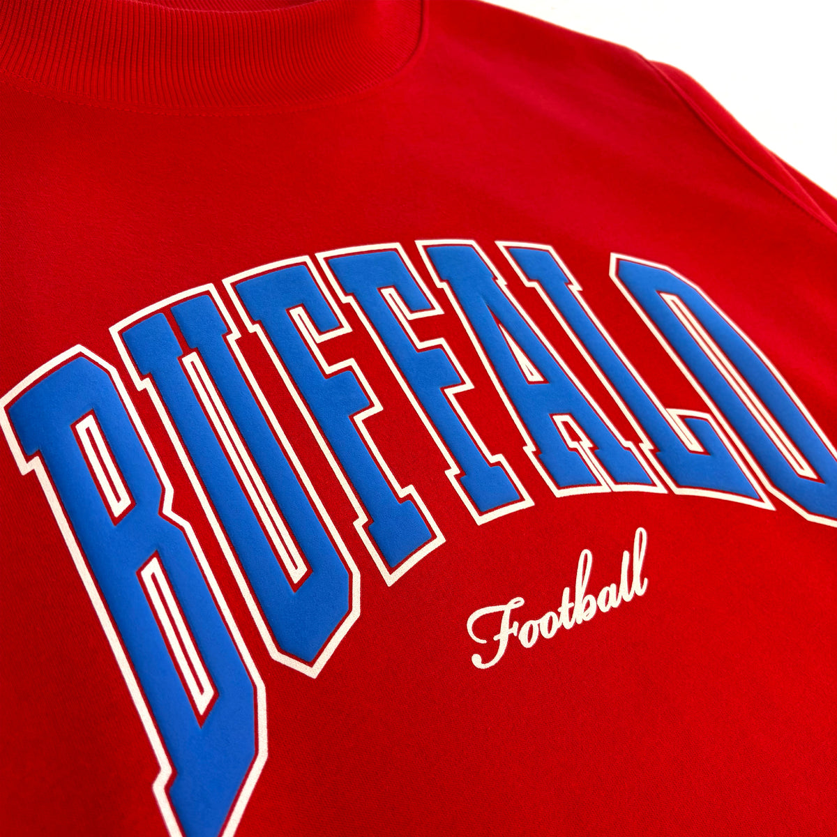 Buffalo Football Puff Print Mock Neck Sweater-thumbmail-2