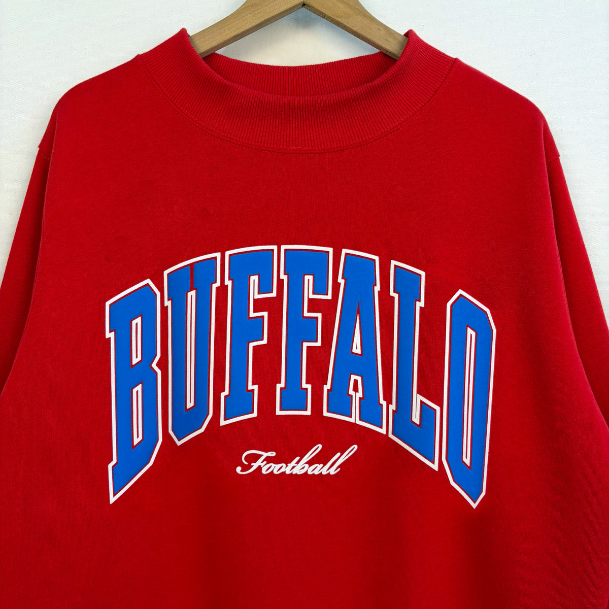 Buffalo Football Puff Print Mock Neck Sweater-thumbmail-3