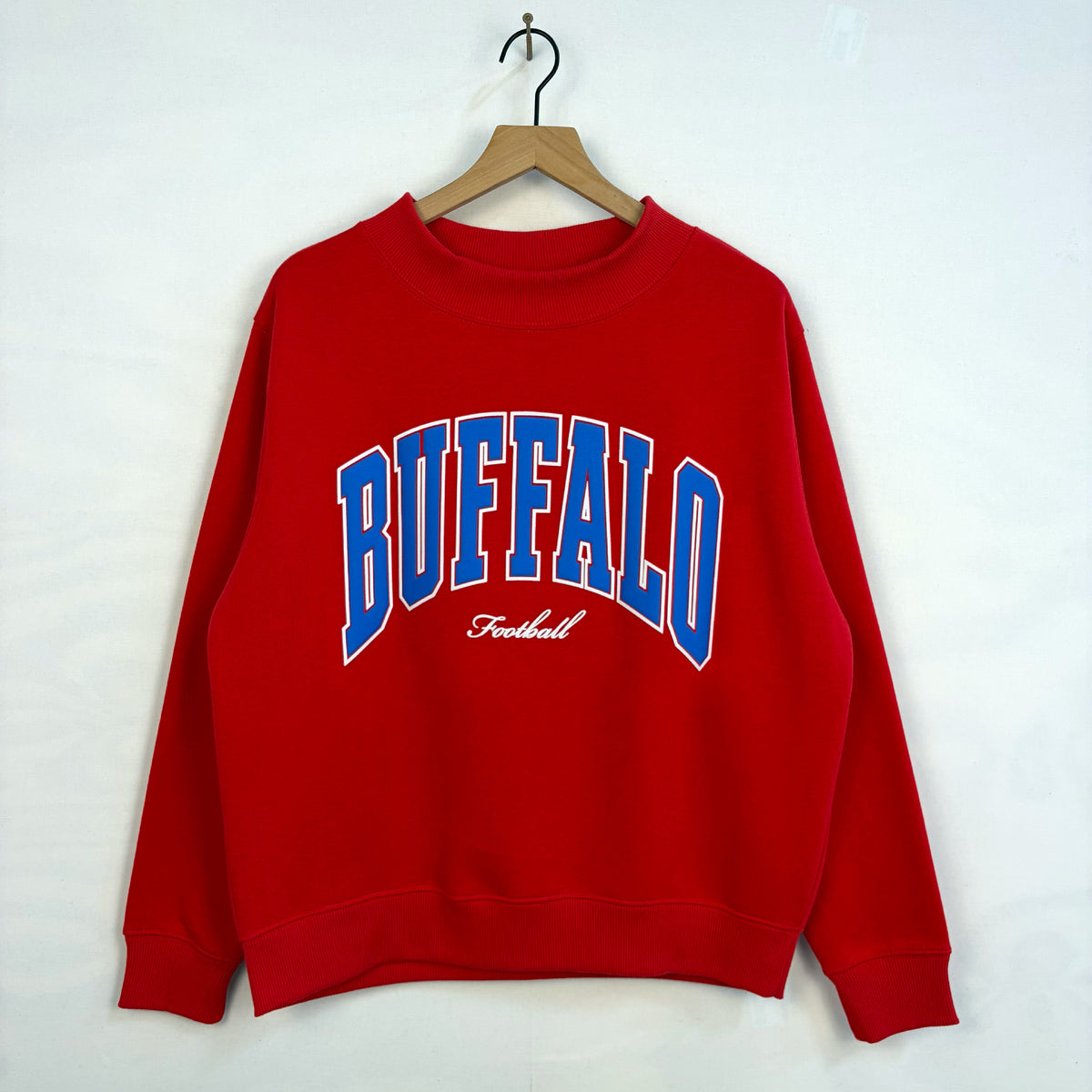 Buffalo Football Puff Print Mock Neck Sweater-thumbmail-6