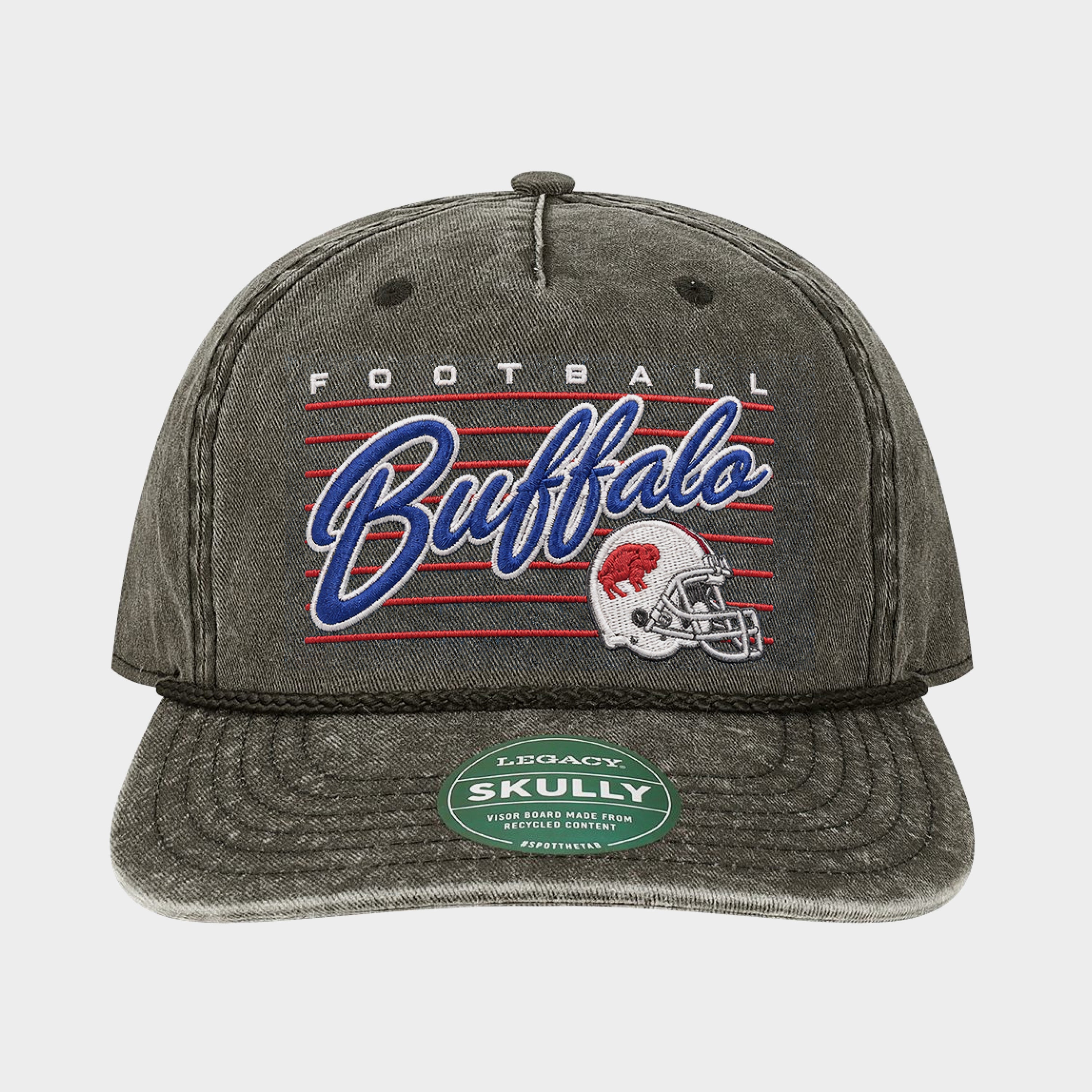 Retro Buffalo Football Denim Rope Cap-thumbmail-2